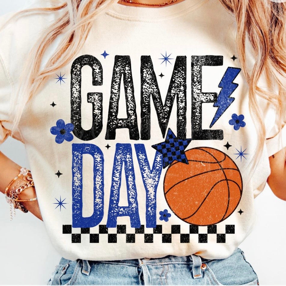 Game Day - Blue font