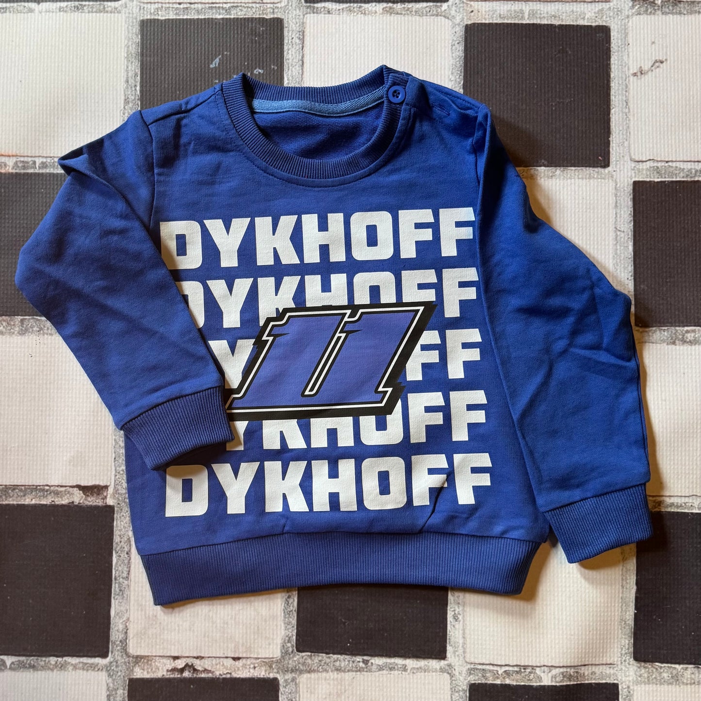 Blocked Name with Number T-Shirt