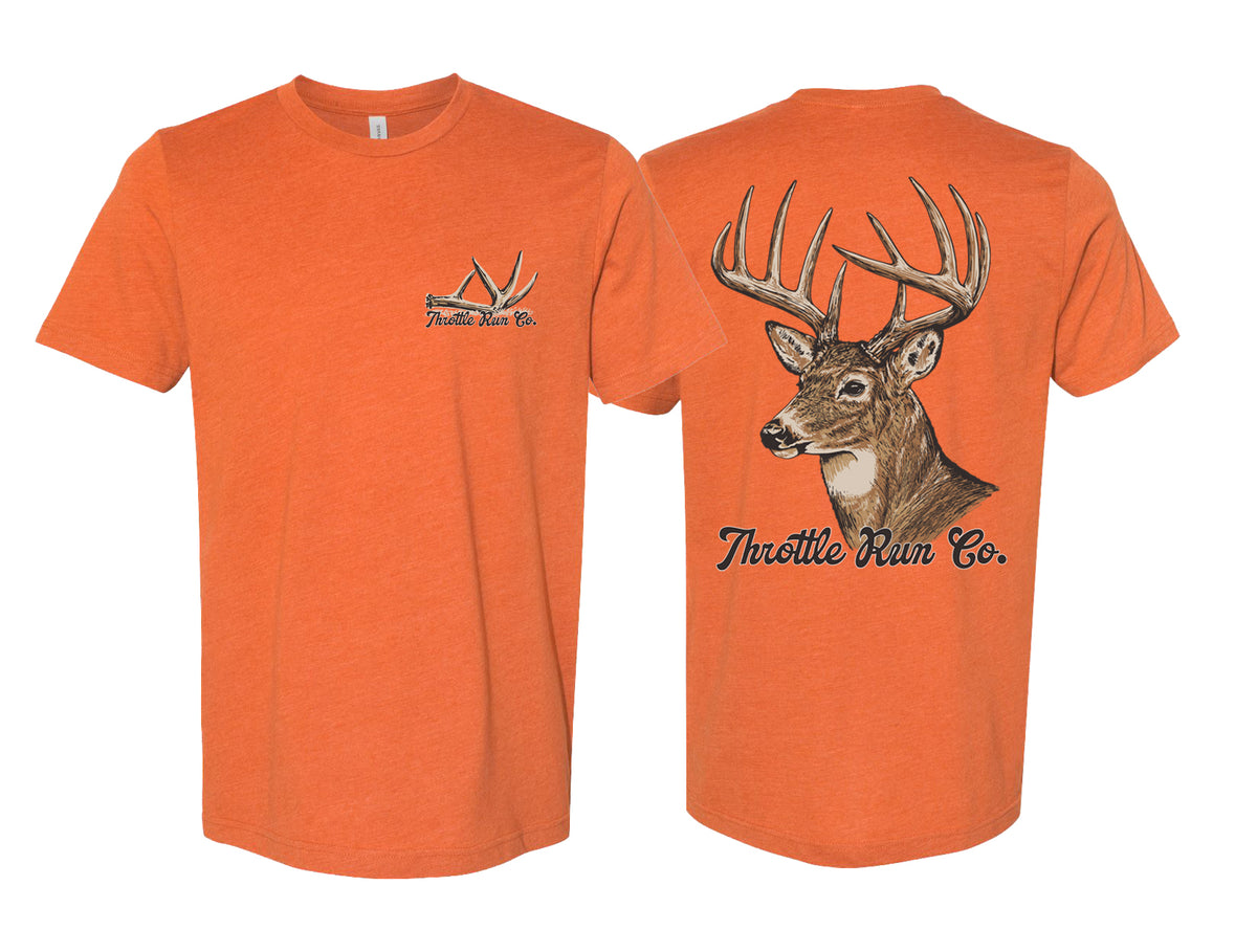 Deer Hunting T-shirt - Heather Orange