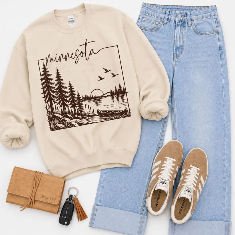 Minnesota - Brown Font