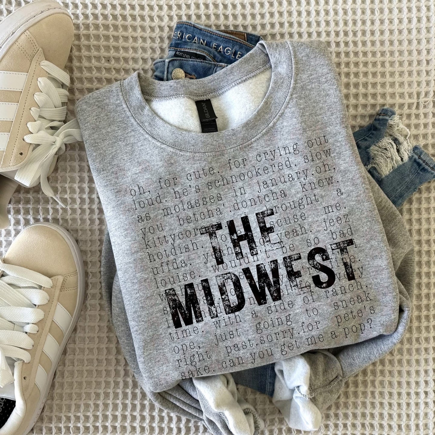 The Midwest - black font