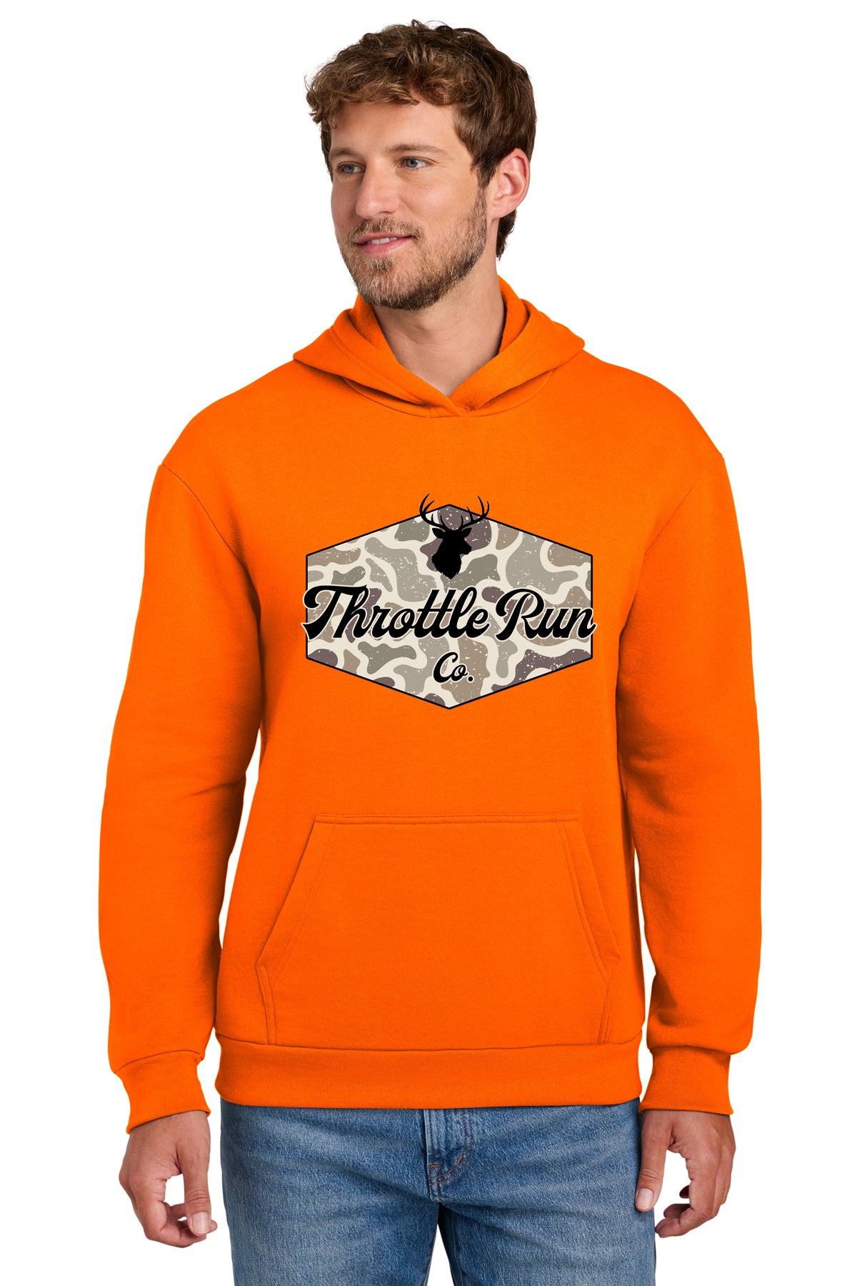 Large Logo on Front - Orange