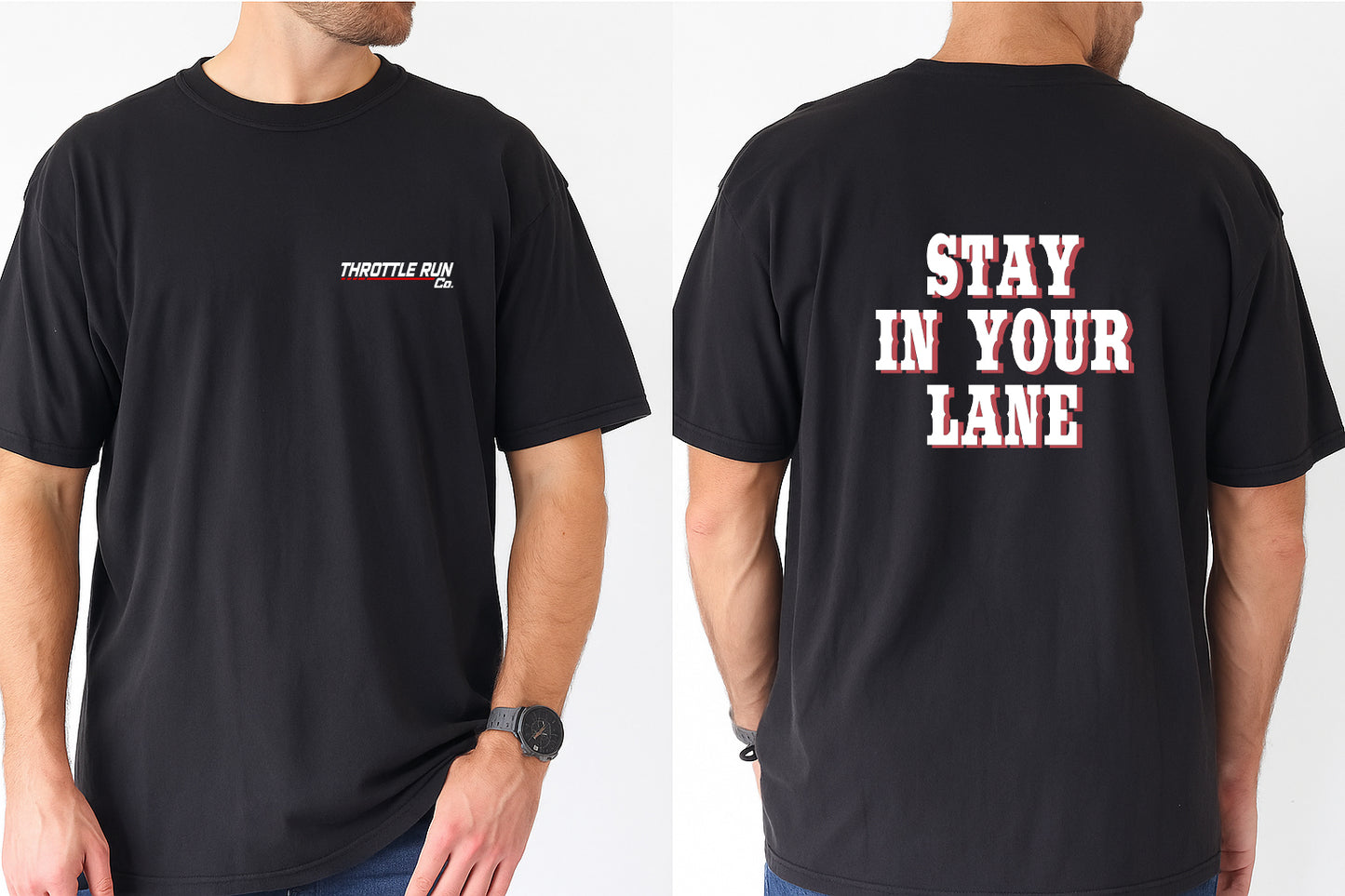 Stay In Your Lane - White Font