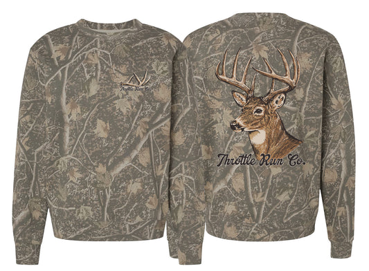 Deer Hunting Crewneck - Deadwood Camo