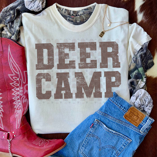 Deer Camp - Brown Font