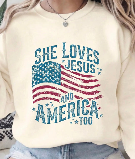 She Loves Jesus And America Too