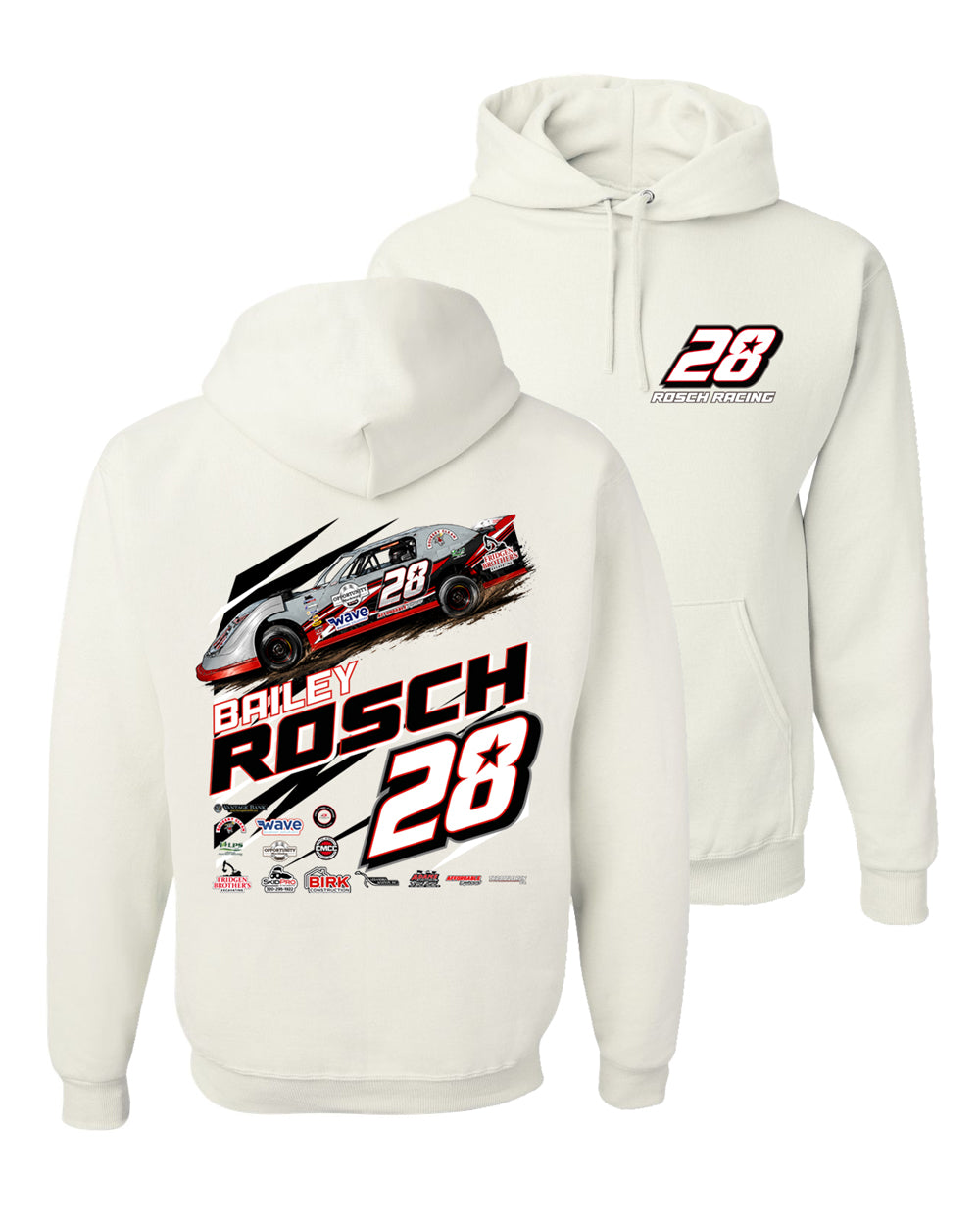Youth White Hoodie